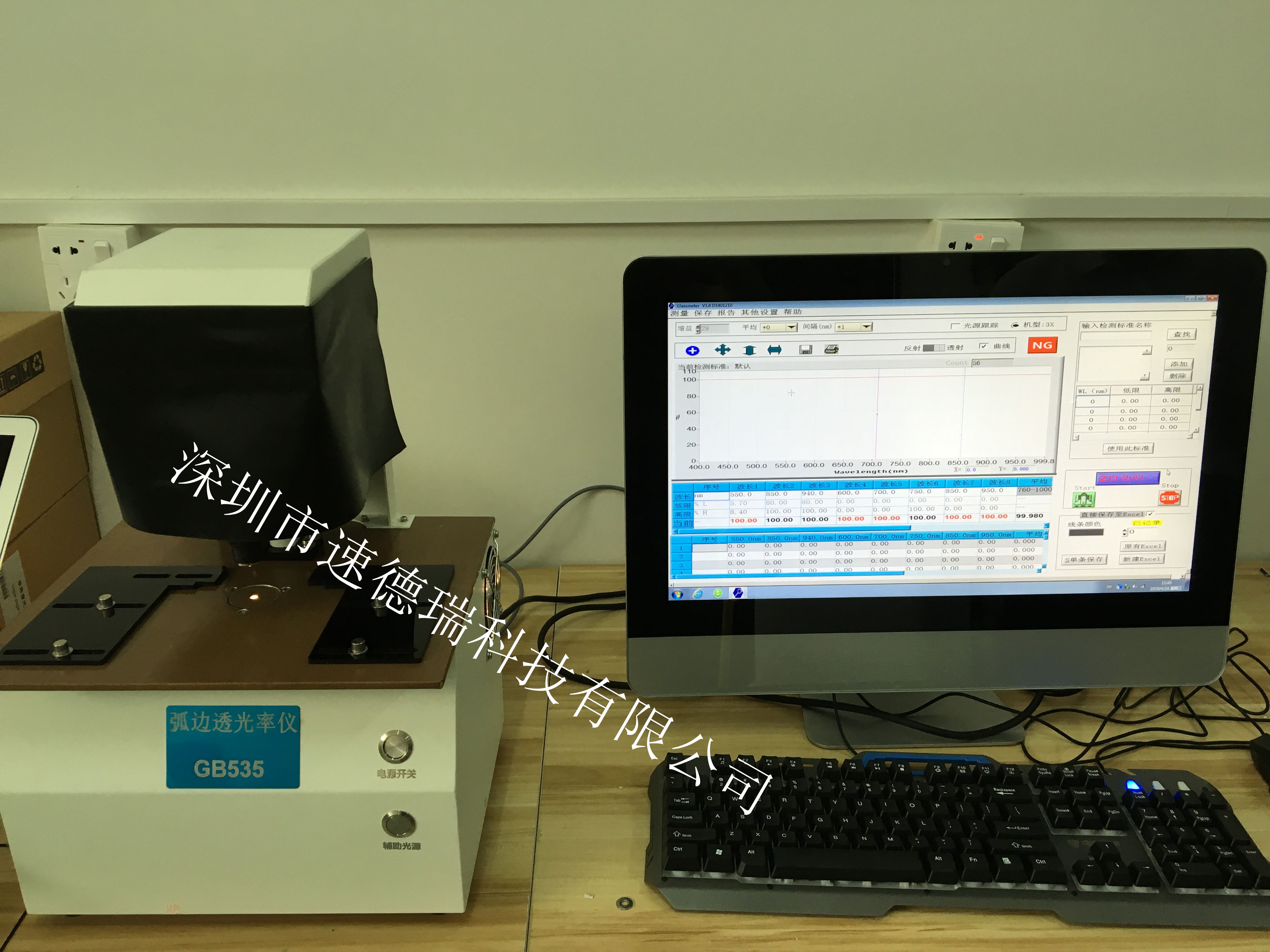 熱烈慶賀我司新品上市-GB535弧邊微孔透光率儀